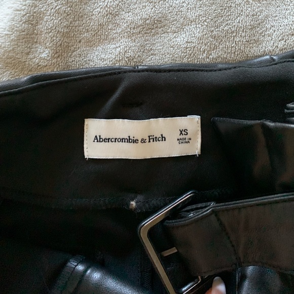 Abercrombie leather pants - Picture 3 of 4